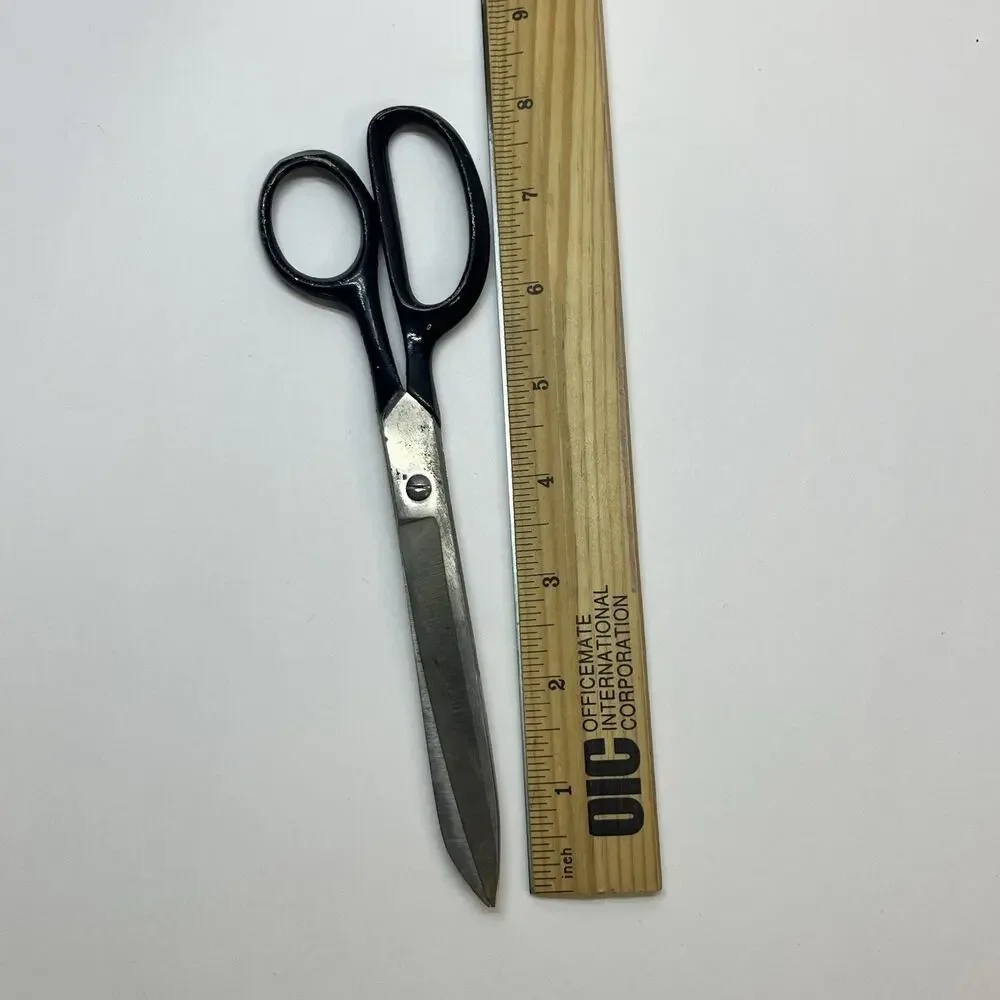 vintage scissors black handle 14 4‎ and boker crafts collectibles